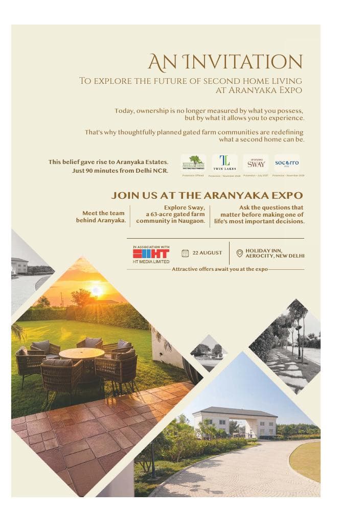 HT City, Delhi, Aranyaka Estates feature