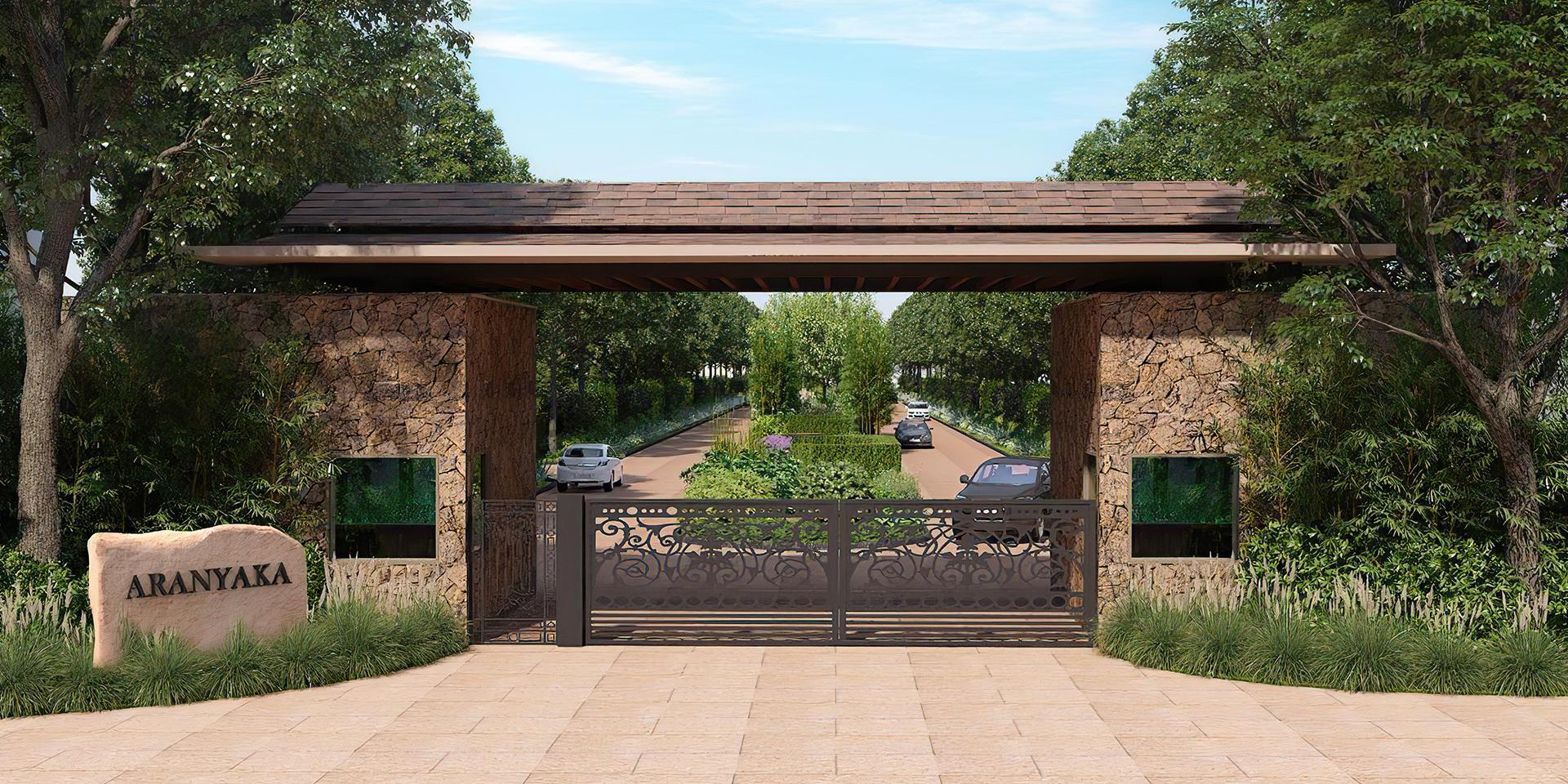 Aranyaka Estate Entrance 1